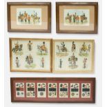 Five various prints, comprising 2x 'Types of The Indian Native Army, from the Army & Navy Gazette,
