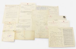 A quantity of official WW2 Red Cross letters from occupied Jersey and Channel Islands, with official