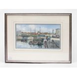 Colin M. Baxter (b.1963), ‘The Bridge Over The Camber, Old Portsmouth, circa 1915,’ signed,