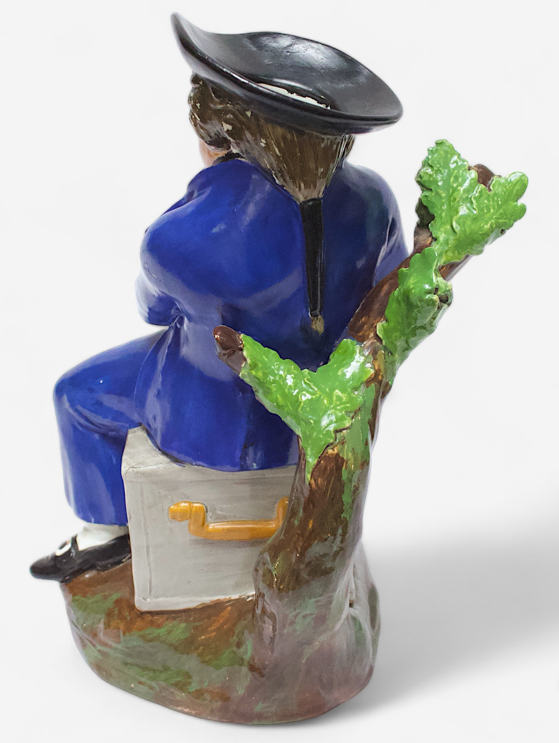 A 19th Century unmarked and heavily potted Staffordshire Pearlware toby jug of an ‘American Sailor,’ - Image 3 of 4
