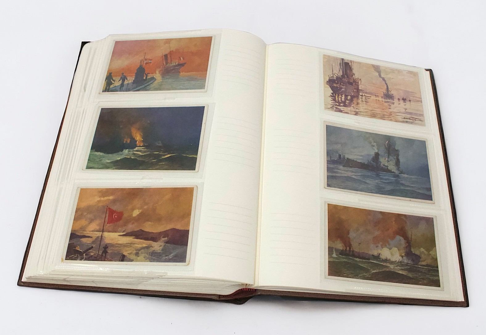 Approximately 217 vintage postcards of Naval Interest, early 20th century, comprising 183x