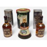 Three various boxed bottles of scotch whisky, comprising two Chivas Regal 12 Year Old Premium and