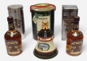 Three various boxed bottles of scotch whisky, comprising two Chivas Regal 12 Year Old Premium and