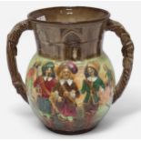 A Royal Doulton loving cup, ‘The Great Romance of Louis XIII Reign’ The Three Musketeers by Dumas,
