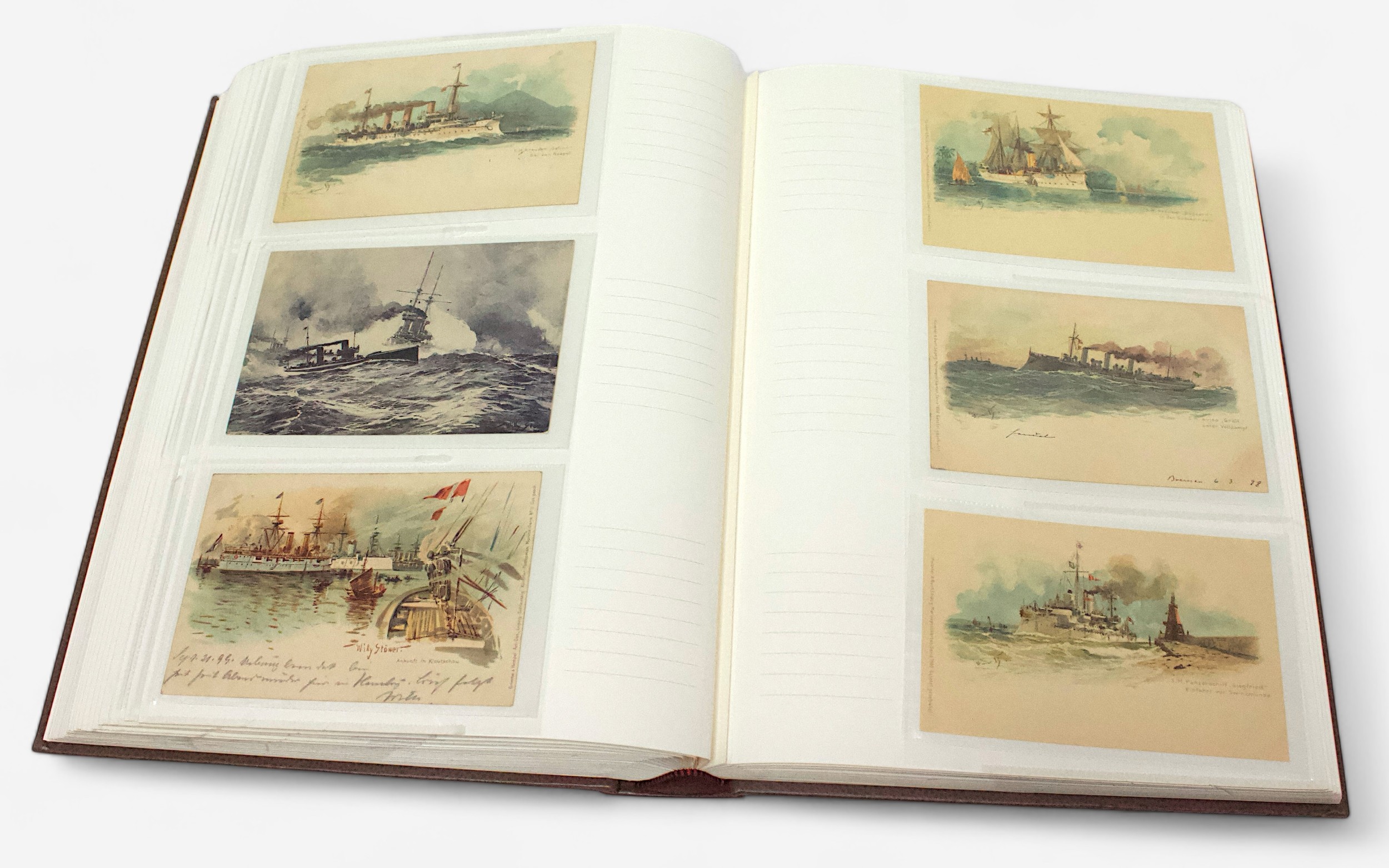 Approximately 217 vintage postcards of Naval Interest, early 20th century, comprising 183x - Image 3 of 4