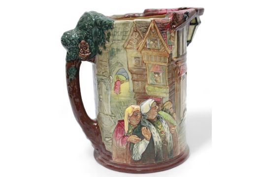 A Royal Doulton jug, ‘The Pied Piper, limited 248/600, 26cm high. - Image 2 of 4