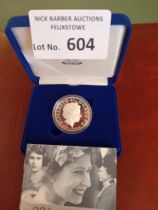 Coins/Banknotes : £5 Silver Proof depicting QE II