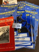 Speedway : Harringay programme selection late 1940