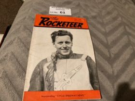 Speedway : The Rocketeer April 1949 Rayleigh Rocke