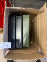Stamps : World stamp booklets x 247 in 3 binders -