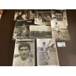 Football : MAN CITY Autographed original press pho