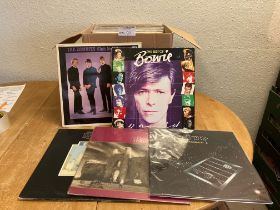 Records : 25+ Rock Albums inc Led Zeppelin, Bowie,