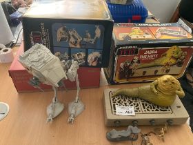 Diecast : Star Wars - Jabba The Hut & Scout Walker