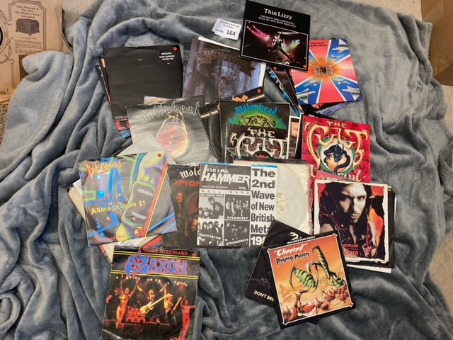 Records : Heavy Metal/Rock 7" singles collection -