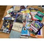 Sports : Large box of mixed sports memorabilia inc