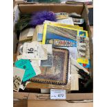 Collectables : Huge box of various ephemera, books