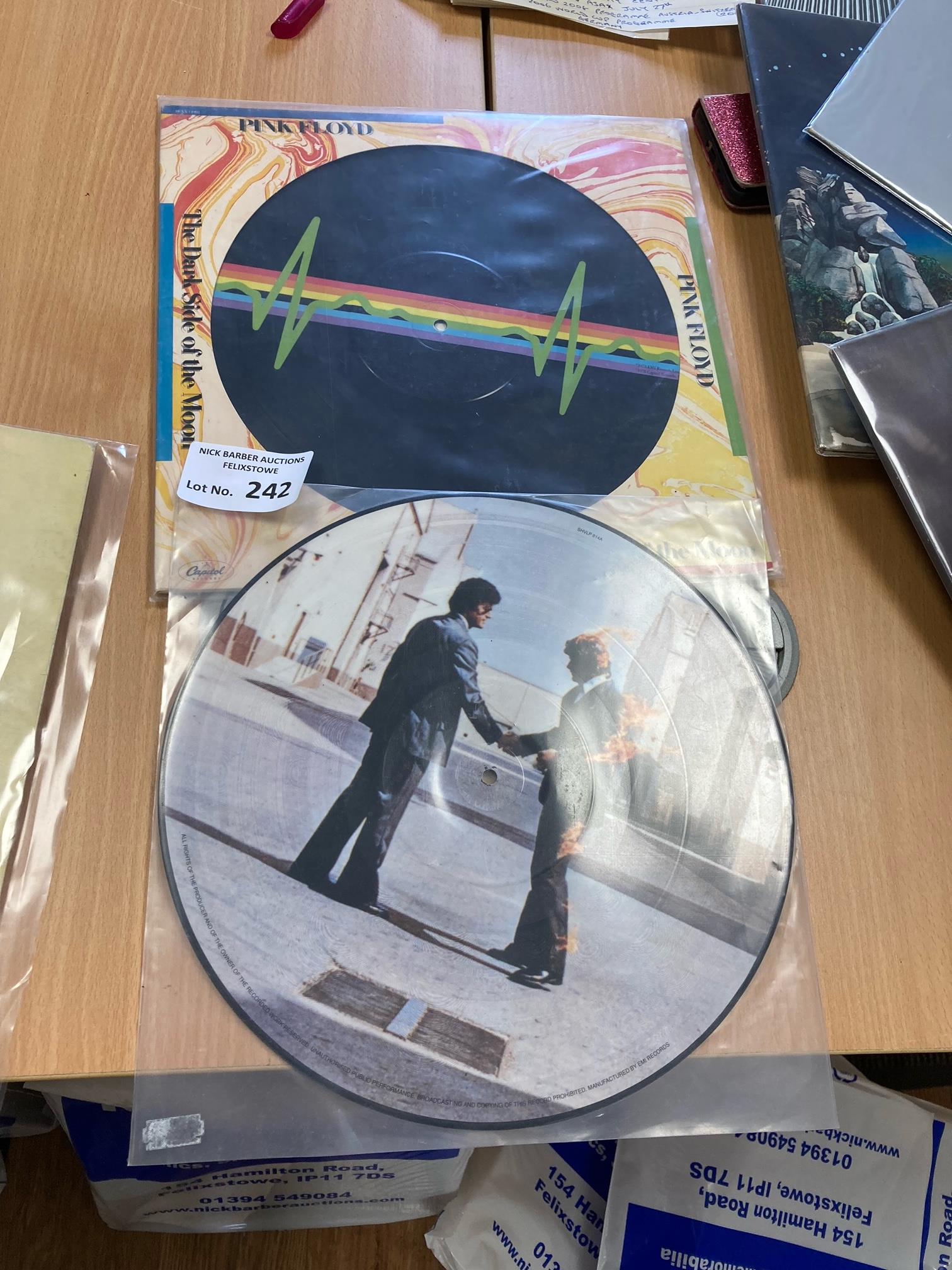 Records : PINK FLOYD - 2 rare picture discs wish y