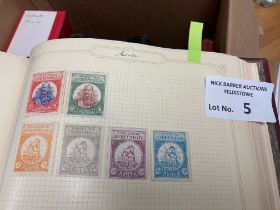 Stamps : Box of 6 all world albums collection