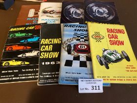 Motor Racing : Racing Car Show catalogues from Oly