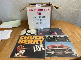 Records : 28 Blues Albums inc J Lee Hooker, Muddy