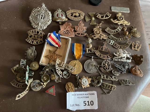 Militaria : WWI set of 2 medals 2662 Pte F Lewis H