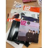 Records : U2 Collection of 7'' singles many with p