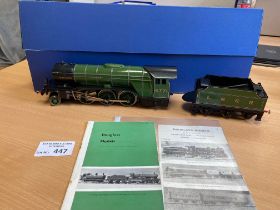 Diecast : Railway Douglas green engine & tender