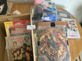 Books/Mags : Mixed box inc Monty Python books, toy