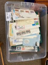 Stamps : Large box of FDCs GB loose & in albums