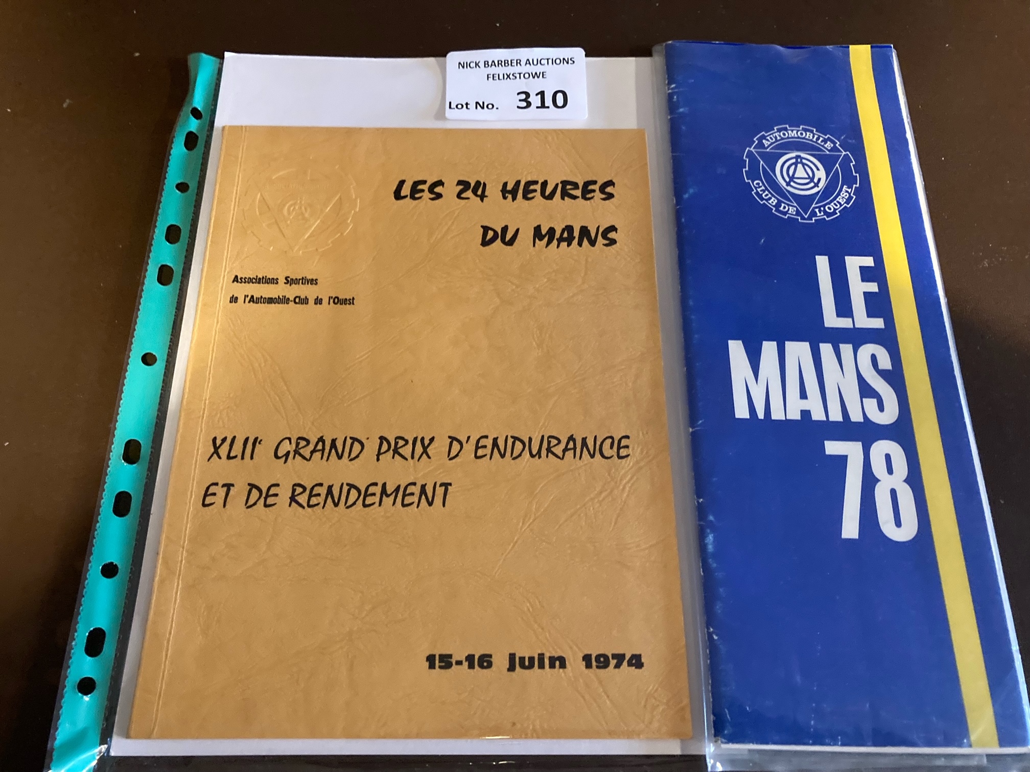 Motor Racing : Le Mans 24 hour race regulation boo