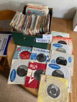 Records : A collection of 150 7" singles 1950s/60s