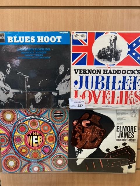 Records : Blues/Jazz - (4) collectable LPs inc Elm