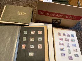 Stamps : Box of albums from all over the world - g