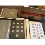 Stamps : Box of albums from all over the world - g