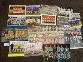 Football : Team autographed magazine pages - nearl
