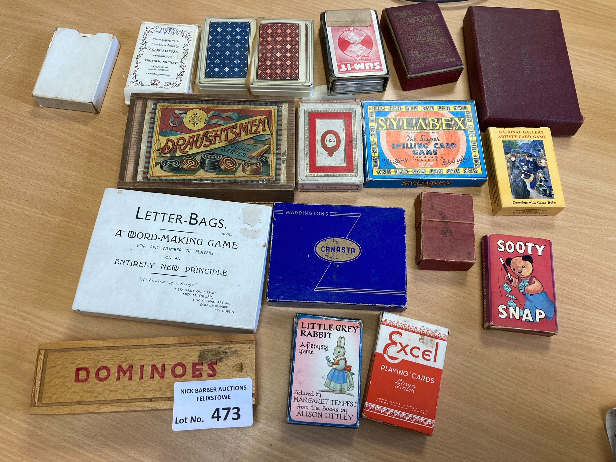 Collectables : Box of vintage card games - great l