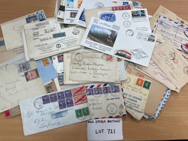 Stamps : World postal history, over 110 items.