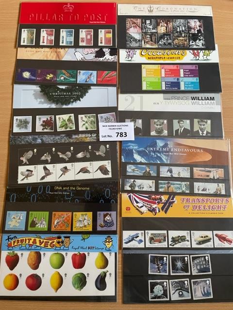 Stamps : GB Presentation Packs 2002-2003, great co