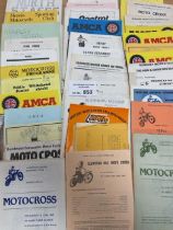 Sports Memorabilia : Motorcycling Moto Cross progr