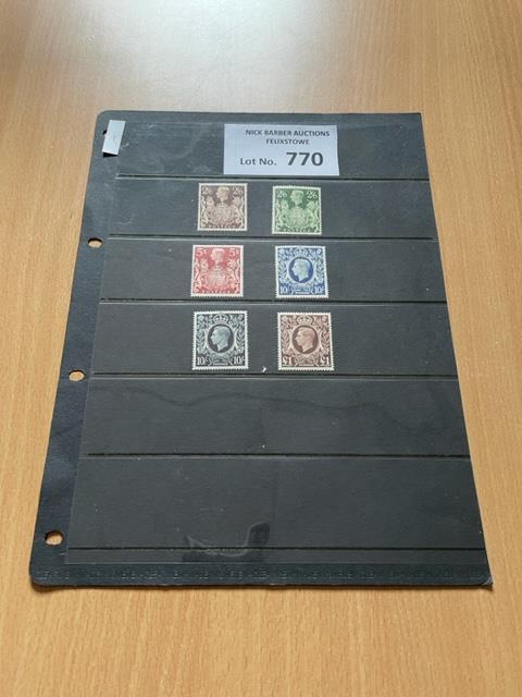 Stamps : GREAT BRITAIN 1948 High Values Fine Mint