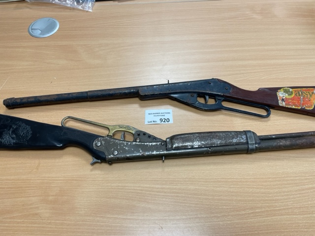 Collectables : 2 x toy guns from 1950's. - Bild 3 aus 3