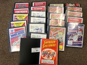 Speedway : Swindon Robins collection of programmes