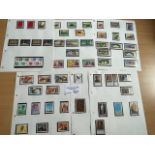 Stamps : China - collection of stamps on 6 pages,