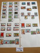 Stamps : China - 4 pages of chinese stamps 1973/4-