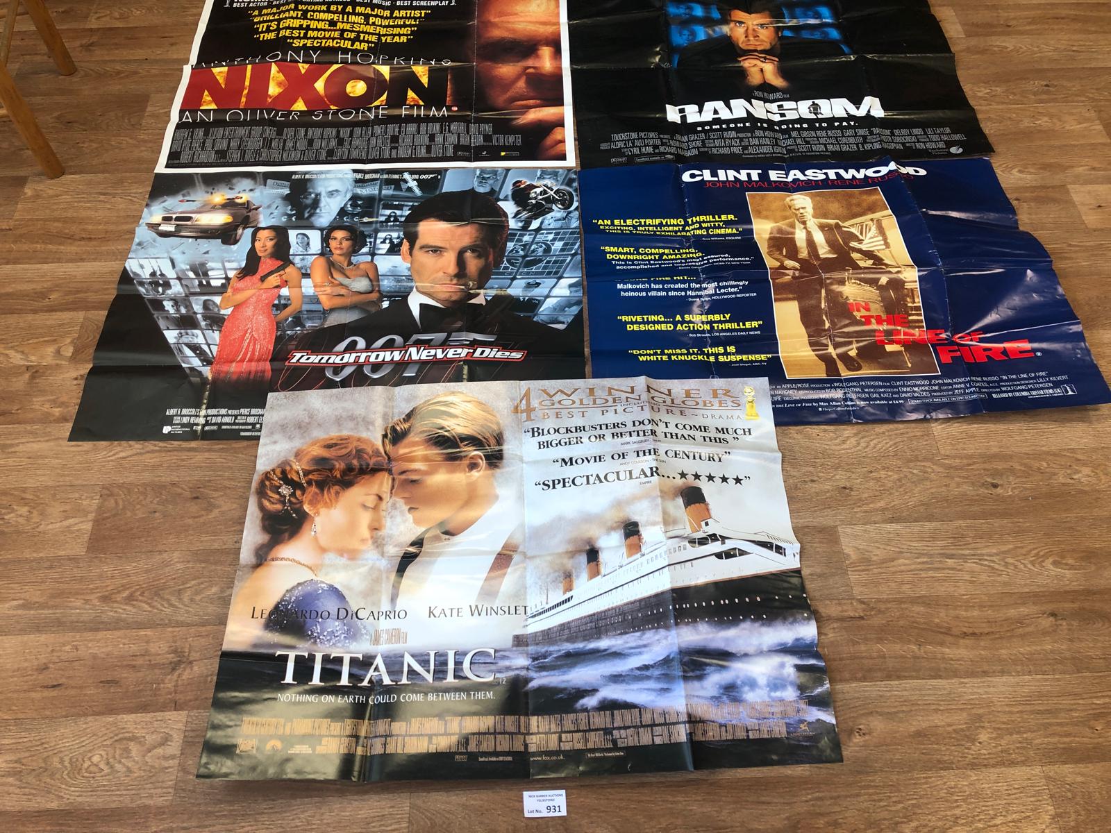 Collectables : Quad Film Posters all folded in Tit