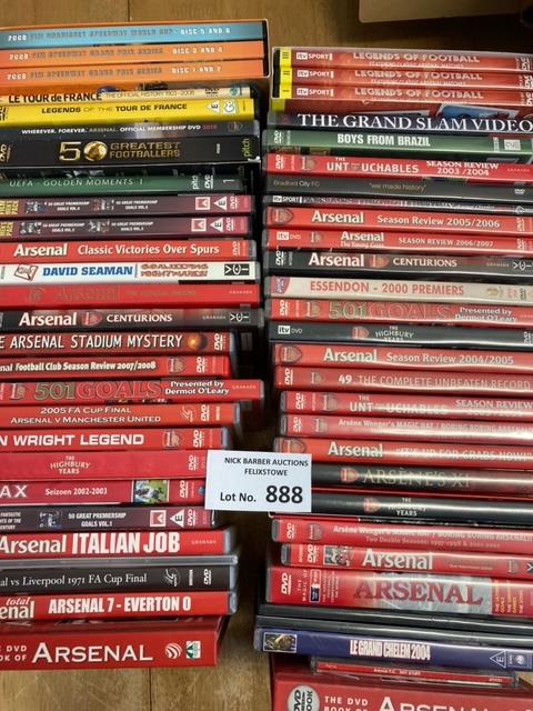 Football : Arsenal crate of DVDs . Greatest Highli