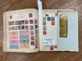 Stamps : Well filled old Strand album. GB removed