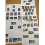 Stamps : China - collection of stamps on 5 sheets,