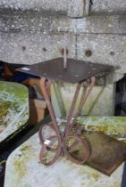 A pricket stand, 24" high x 12" diameter.