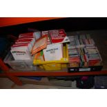 A box of classical CD's and two boxes of workshop manuals including Stihl and Honda.